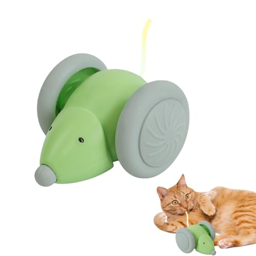 Stimulierendes Katzenspielzeug – Interaktives elektronisches Mäuse-Spielzeug für Katzen und Kätzchen, intelligentes Touch-aktiviertes Haustierzubehör für Indoor-Spiele, Bewegung, Teasing & Langeweile Stimulierendes Katzenspielzeug – Interaktives elektronisches Mäuse-Spielzeug für Katzen und Kätzchen, intelligentes Touch-aktiviertes Haustierzubehör für Indoor-Spiele, Bewegung, Teasing & Langeweile von Generisch