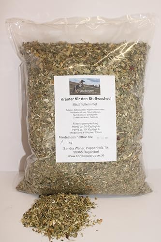 Stoffwechsel Kräuter für euer Pferd, Pony, 1kg von Generisch