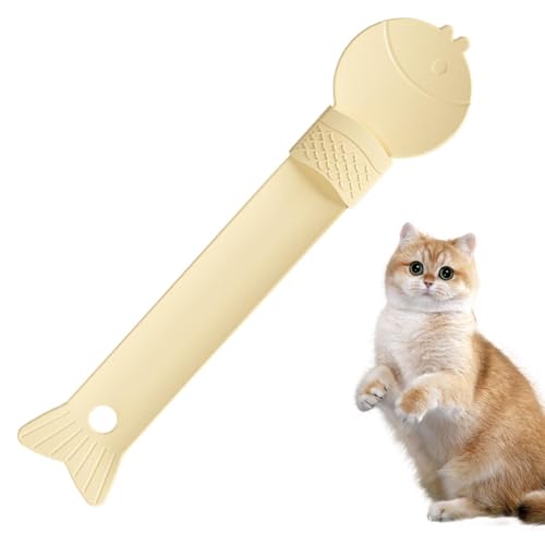 Strip Squeeze Spoon - Cat Strip Spoon, Cat Treat Dispenser | Cat Treat Supplies, Sliding Strip Squeeze Cat Feeder for Pet Liquid Snack Feeding, Water Dispenser Food Feeder and Waterer Set with von Generisch