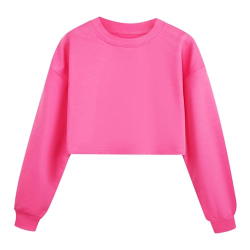 Sweatshirt Für Mädchen, Pullover Für Teenager Mädchen Langarm Pullover Leichtgewicht Rundhals Oberteile Tops Übergroße Kapuzenpullover Pullover Teenager Mädchen Jumper Sport Kleidung von Generisch