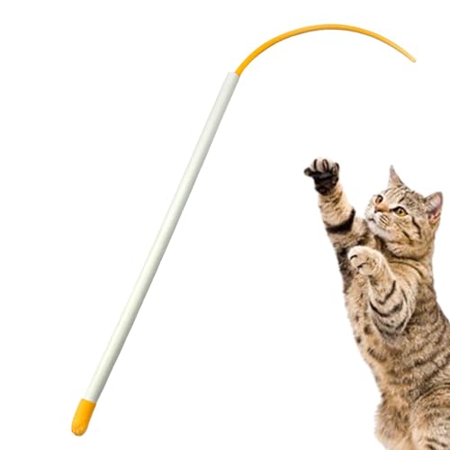 Teaser-Spielzeug für Katzen, Katzen-Zauberstab-Spielzeug, 20-Zoll-Mäuseschwanz-Spielzeugstab-Teaser, Flexibler Katzenspielzeugstab, Katzenangel, Katzenspielzeug für den Innenbereich für Haustiere, Kat von Generisch