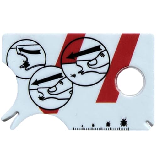 Tick Remover Card, Tick Card, Ermöglicht Eine Einfache Entfernung Von Zecken, Tragbares Zeckenentferner Mit Lupe, Für Sportliebhaber, Reisende, Haustiere Tick Remover Card, Tick Card, Ermöglicht Eine Einfache Entfernung Von Zecken, Tragbares Zeckenentferner Mit Lupe, Für Sportliebhaber, Reisende, Haustiere von Generisch