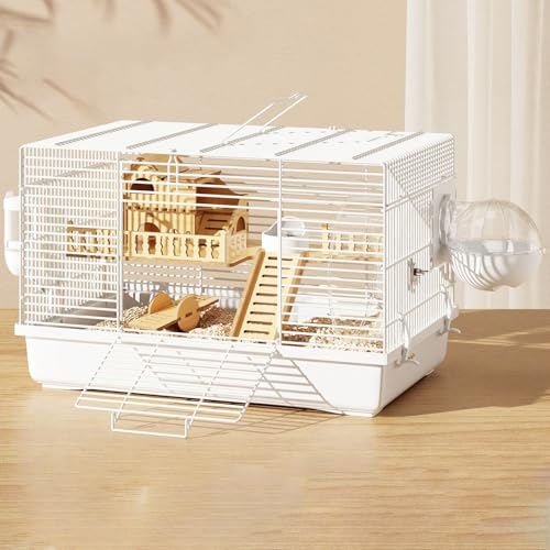 Tragbarer Kleintierkäfig mit Laufrad, Wasserflasche und Futternapf für Hamster und Rennmäuse Tragbarer Kleintierkäfig mit Laufrad, Wasserflasche und Futternapf für Hamster und Rennmäuse von Generisch