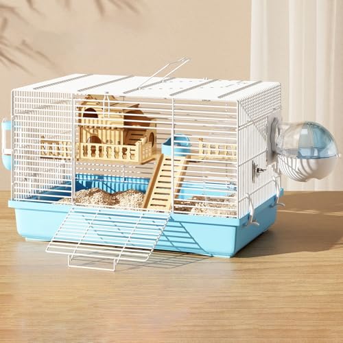 Tragbarer Kleintierkäfig mit Laufrad, Wasserflasche und Futternapf für Hamster und Rennmäuse Tragbarer Kleintierkäfig mit Laufrad, Wasserflasche und Futternapf für Hamster und Rennmäuse von Generisch