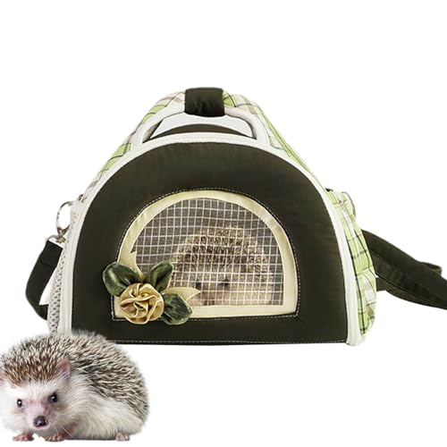 Tragetasche für kleine Hunde – kleine Haustier-Tragetasche, kompakte Tier-Reisetasche, tragbare Tragetasche und Hamster-Reisetasche, atmungsaktive Tragetasche für Meerschweinchen, Vögel, Kaninchen, 24 von Generisch