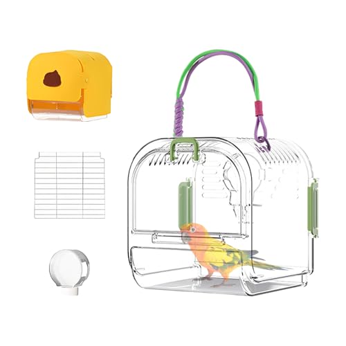Transportbox für Vögel, tragbar, , für Papageien, atmungsaktiv, für Wellensittiche, Spatzen, Aras, Sittiche, Nymphensittiche Transportbox für Vögel, tragbar, , für Papageien, atmungsaktiv, für Wellensittiche, Spatzen, Aras, Sittiche, Nymphensittiche von Generisch