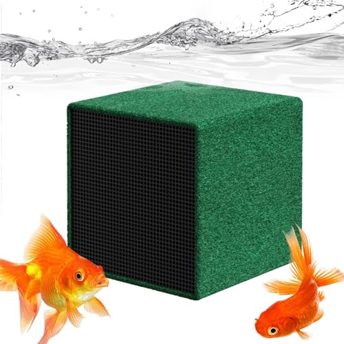 Trog Wasseraufbereiter Würfel | Stock Tank Filter Aquarium Filter - Cube Aquarium Filter, Wasserfilterwürfel, Fisch Tank Wasserreiniger für Eco Aquarium, Vorratstank von Generisch