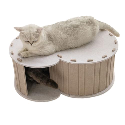 Tunnel Katzenbett - großer Kratztunnel und Bett für Katzen und Kaninchen, abnehmbares Haus mit integriertem Kratzer, Spielnest und Komfortables Rastbereich zu Hause Tunnel Katzenbett - großer Kratztunnel und Bett für Katzen und Kaninchen, abnehmbares Haus mit integriertem Kratzer, Spielnest und Komfortables Rastbereich zu Hause von Generisch