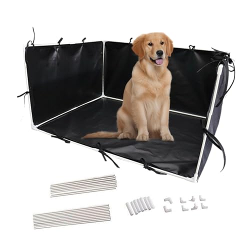 Urinierpad-Halter für Hunde, hochkantiges Welpen-Töpfchen-Tablett, robuster Pad-Behälter spritzwassergeschützten Wänden, ideal für kleine bis mittelgroße Rassen wie Corgi und Französische von Generisch