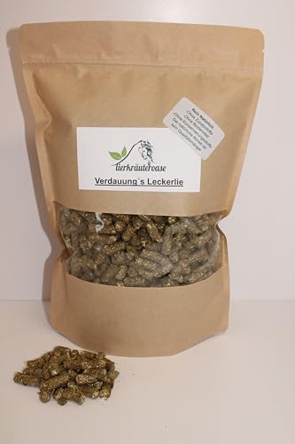 Verdauungs Leckerlie 1kg, Eigene Herstellung, Heu und Reine Kräuter, Pferd, Pony von Generisch