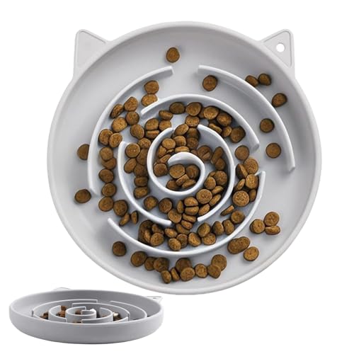 Verschüttungssicherer Lebensmittelhalter, Labyrinthform Nicht-Schlupf-Gericht | Katze langsame Feeder, Katze Nassfutter Schüssel Langsamer Feeder | Für Balkon Schlafzimmer Wohnzimmer gesundes Essen Verschüttungssicherer Lebensmittelhalter, Labyrinthform Nicht-Schlupf-Gericht | Katze langsame Feeder, Katze Nassfutter Schüssel Langsamer Feeder | Für Balkon Schlafzimmer Wohnzimmer gesundes Essen von Generisch