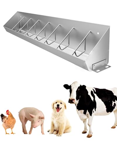 Viehfuttertrog für Schweine, Kälber, Hühner, Hunde, langlebiger Futterspender für den Außenbereich mit mehreren Löchern, große Kapazität, Futterschale für den Bauernhof Viehfuttertrog für Schweine, Kälber, Hühner, Hunde, langlebiger Futterspender für den Außenbereich mit mehreren Löchern, große Kapazität, Futterschale für den Bauernhof von Generisch