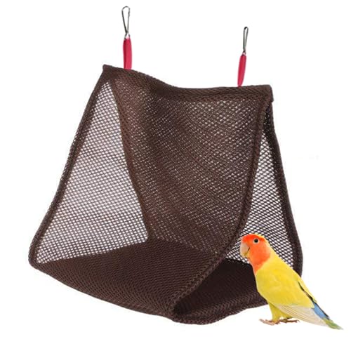 Vogel Hängematte | Atmungsaktives Sittichspielzeug - Vogelkäfig Für Garten Terrasse Balkon Außenbereich Transportbox Innenbereich Vogel Hängematte | Atmungsaktives Sittichspielzeug - Vogelkäfig Für Garten Terrasse Balkon Außenbereich Transportbox Innenbereich von Generisch
