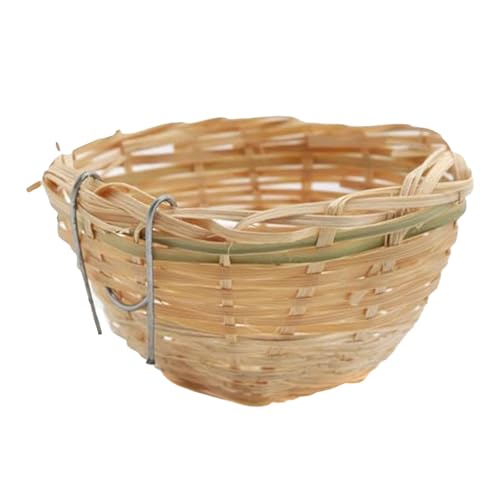 Vogel Nest Für Käfig | Handgewebtes Natürliches Vogel Nest,Haustierzubehör Zum Schlafen Eierlegen Bruten Für Voliere Baum Garten & Terrasse Winter Natur Vogel Nest Für Käfig | Handgewebtes Natürliches Vogel Nest,Haustierzubehör Zum Schlafen Eierlegen Bruten Für Voliere Baum Garten & Terrasse Winter Natur von Generisch