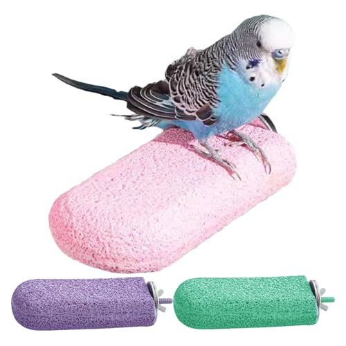 Vogel-Schleifstab – -Sitzstangen, Vogelpfoten-Schleifstab, 3 x stehendes Kauspielzeug, Haustierbedarf, Käfigzubehör, Krallenschärfkäfig, Spielzeug für Nymphensittiche, Wellensittiche Vogel-Schleifstab – -Sitzstangen, Vogelpfoten-Schleifstab, 3 x stehendes Kauspielzeug, Haustierbedarf, Käfigzubehör, Krallenschärfkäfig, Spielzeug für Nymphensittiche, Wellensittiche von Generisch