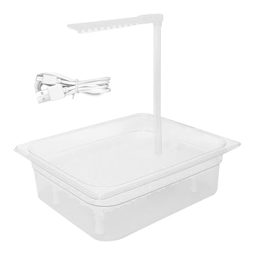 Vogelbadewanne, Vogelduschbox, Vogelduschbox, Badewanne, Mehrzweck-Vogelbadewanne mit mehreren Armaturen, automatisches Vogel-Badezimmer-Spielzeug für kleine, mittelgroße Sittiche, Reinigungsmittel, von Generisch