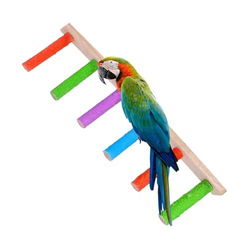 Vogelleiter Für Käfig,Kletterleiter Aus Holz Für Vögel | Multifunktionale Krallenpflege & Beschäftigungszubehör Gegen Langeweile Vogelleiter Für Käfig,Kletterleiter Aus Holz Für Vögel | Multifunktionale Krallenpflege & Beschäftigungszubehör Gegen Langeweile von Generisch