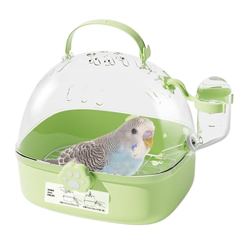 Vogeltrage, Taschentransporter Für Vögel, Leichter Belüfteter Käfig Mit Trinkflasche Handtransportbox Für Kleine Haustiere Autofahrten Vogeltrage, Taschentransporter Für Vögel, Leichter Belüfteter Käfig Mit Trinkflasche Handtransportbox Für Kleine Haustiere Autofahrten von Generisch