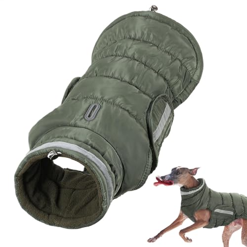 Warmer Hundemantel, wasserdicht, warm, Fleecefutter, Jacke für Hunde, verdickte Outdoor-Hundebekleidung, Hunde-Wintermantel, Hundesportweste, Hundejacke für kleine, mittelgroße und große Hunde von Generisch