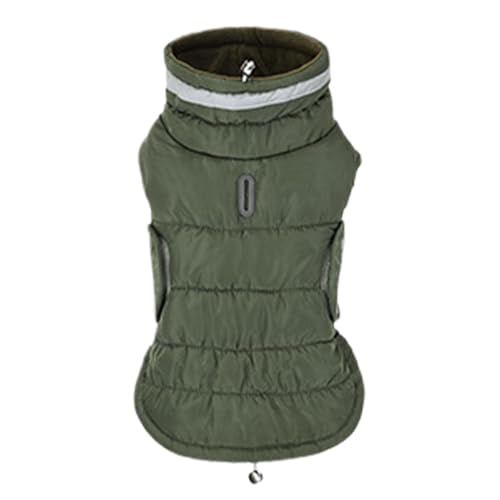 Warmer Hundemantel | wasserdichte Winterjacke mit warmem Fleecefutter für Hunde | Verdickte Outdoor-Hundebekleidung für kleine, mittelgroße und große Hunde, Haustier-Wintermantel für kaltes Wetter von Generisch