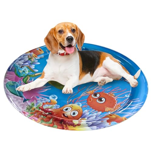 Wassermatte für Katzen, Haustiere, Babys, sensorisches Spielen, Wasserbett, für kleine, mittelgroße und große Kätzchen, Welpen Wassermatte für Katzen, Haustiere, Babys, sensorisches Spielen, Wasserbett, für kleine, mittelgroße und große Kätzchen, Welpen von Generisch