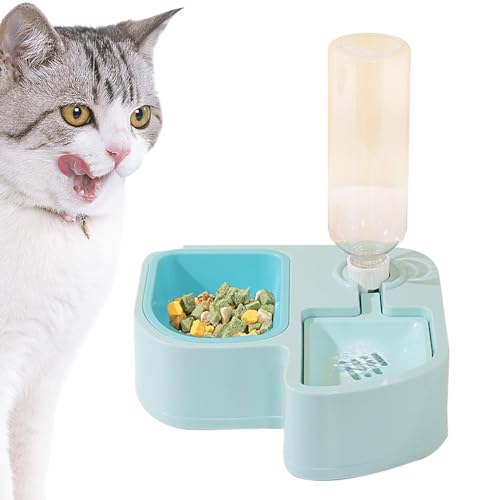 Wassernapf | Smart Pet Water Food Dispenser | Auto Katzenfutterspender | Praktische Katzenfuttermaschine | Auto Pet Food Feeder für kleine, mittelgroße Hunde und Katzen von Generisch