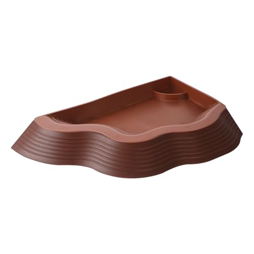Wasserschale für Reptilien, Wasserschale für Reptilien, Badewanne, rutschfeste Schildkrötenwasserschale mit Rampe, Aquarium-Dekoration, Reptilien-Einweichschale für Gecko, Schlange, Bartdrache Wasserschale für Reptilien, Wasserschale für Reptilien, Badewanne, rutschfeste Schildkrötenwasserschale mit Rampe, Aquarium-Dekoration, Reptilien-Einweichschale für Gecko, Schlange, Bartdrache von Generisch