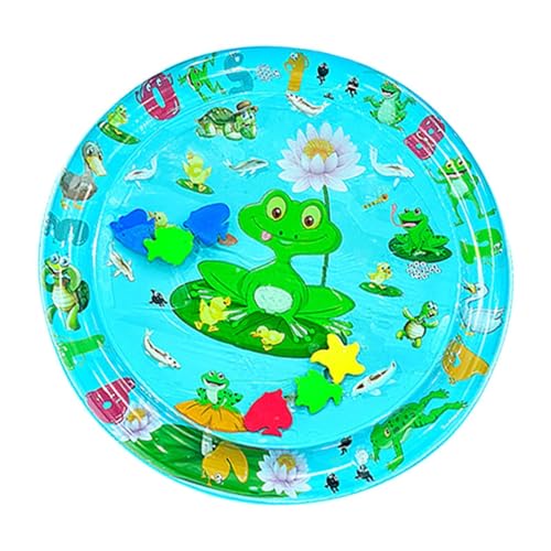 Wasserspielmatte Katze, Katze Aquarium Themen Pet Wassersensor-Spielmatte Mit Fisch Kühl Und Bequem Aufblasbare Wassermatte Für Katzen Verdickte Wasserspielmatte Feel Cool Komfort Für Haustier von Generisch