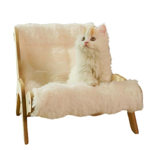 Weiches Katzensofa, niedliches Katzen-Couchbett, beruhigendes kleines Hundebett für Welpen, niedliche Hundetoilette, Plüsch, Katzensofa, Katzenbett für Indoor-Katzen von Generisch