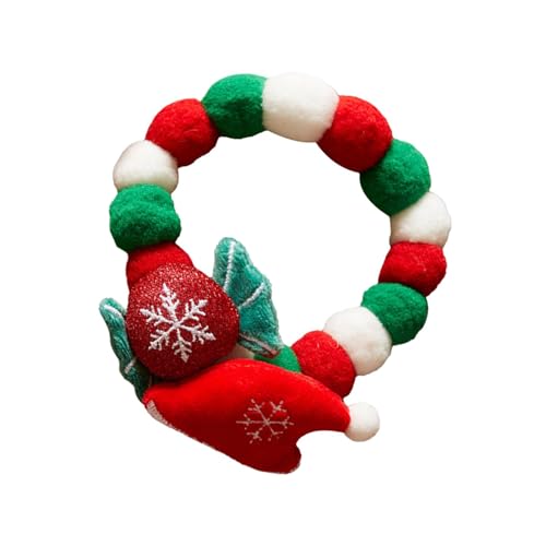 Weihnachtliches Katzenhalsband, Plüschball, Hundehalsband, Haustierbedarf, Halsdekoration, niedlicher Hut, Haustierhalsband, Urlaubszubehör für Weihnachten, Erntedankfest Weihnachtliches Katzenhalsband, Plüschball, Hundehalsband, Haustierbedarf, Halsdekoration, niedlicher Hut, Haustierhalsband, Urlaubszubehör für Weihnachten, Erntedankfest von Generisch