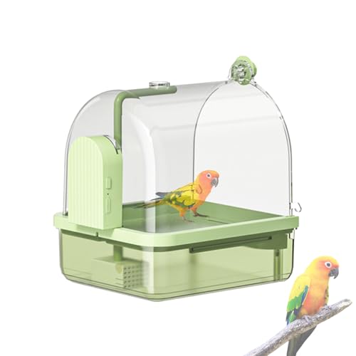 Wellenbad Für Papageienkäfig | Automatisches Vogelbad | Kaufsicherer Ständer Spielplatz Zwei Modi Automatisch Für Innen Außen Voliere Reisen Präsentation Wellenbad Für Papageienkäfig | Automatisches Vogelbad | Kaufsicherer Ständer Spielplatz Zwei Modi Automatisch Für Innen Außen Voliere Reisen Präsentation von Generisch