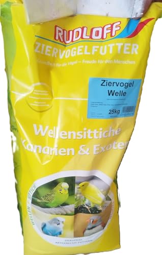 Wellensittiche Futter | Kanarien Futter | Exoten Futter | Rudloff | 25 Kg Sack | Ziervogelwelle von Generisch