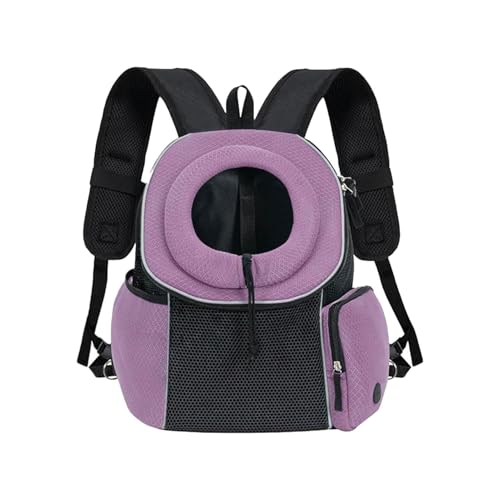 Welpen-Front-Tragetasche, verstellbare Brusttrage für Haustiere, Hände-Rucksack mit Schwanzloch, kleine Haustier-Reisetasche, Vordertasche mit atmungsaktivem Kopf-Out-Design von Generisch