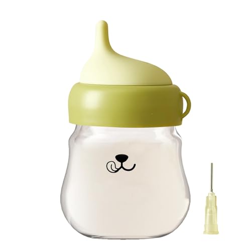 Welpen-Milchflasche | Welpen-Futterspender Anti-Ersticken Kleintiere Stillflasche - Einstellbare Katze Baby Stillen Kätzchen Milch Futterspender für Welpen, Kaninchen von Generisch