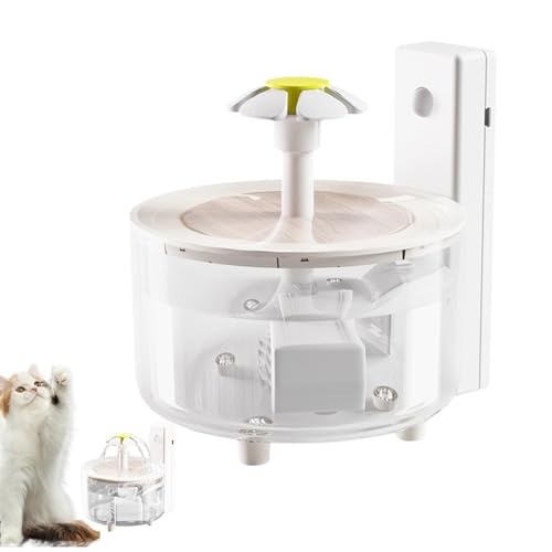 Wireless Cat Water Fountain, Quiet Cat Water Feeder, Cat Drinking Fountain, Large Capacity Pet Fountain, Wireless Cat Water Fountain With 53oz Capacity And Motion Sensor, Quiet Water Feeder von Generisch