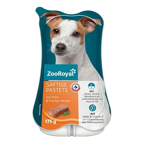 ZooRoyal Hunden Saftige Pastete mit Huhn & Herz 15x175g multipack nassfutter hundenfutter hundennahrung von Generisch