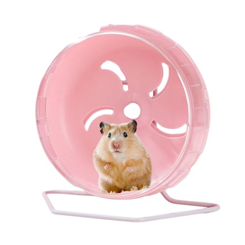 Geonoy Hamster Laufrad, Leises Hamsterrad, 5,5 Zoll Hamster Laufen Spinner, Waschbares Übungsrad für Kleine Hamster Baby Rennmäuse Zwerghamster von Geonoy