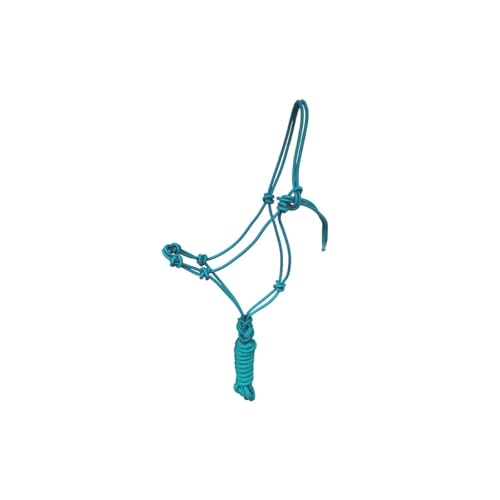 German Riding Knotenhalfter 4 Knots inkl. Strick Full Teal von German Riding