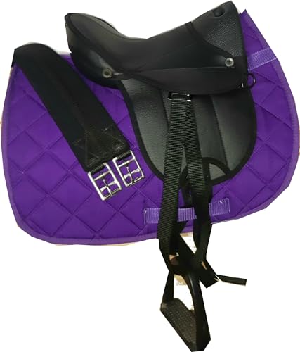 German Riding Sattelset Little Star Sonderedition (schwarz lila) von German Riding