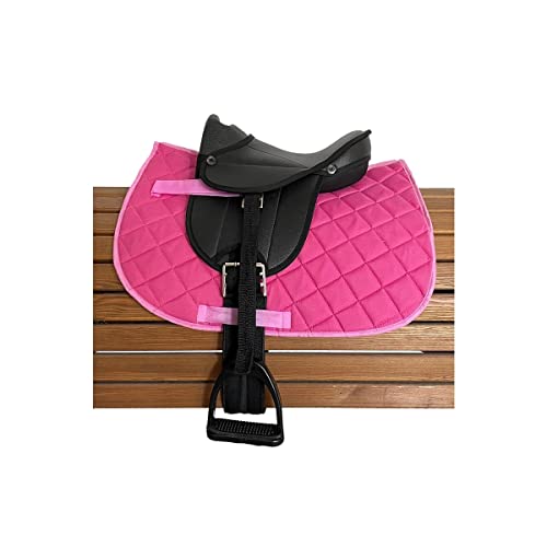 German Riding Sattelset Little Star Sonderedition (schwarz pink) von German Riding