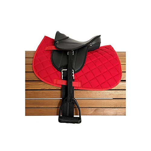 German Riding Sattelset Little Star Sonderedition (schwarz rot) von German Riding