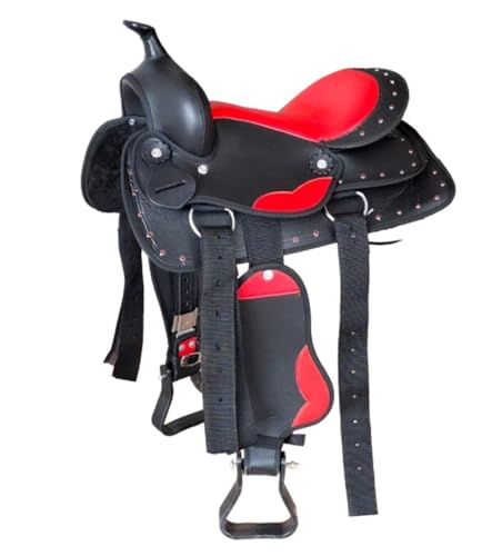 German Riding Westernsattel Colour Star 14 Zoll mit Glitzer Strass Steinen - Holzpferd Sattel - Pony Sattel German Riding Westernsattel Colour Star 14 Zoll mit Glitzer Strass Steinen - Holzpferd Sattel - Pony Sattel von German Riding