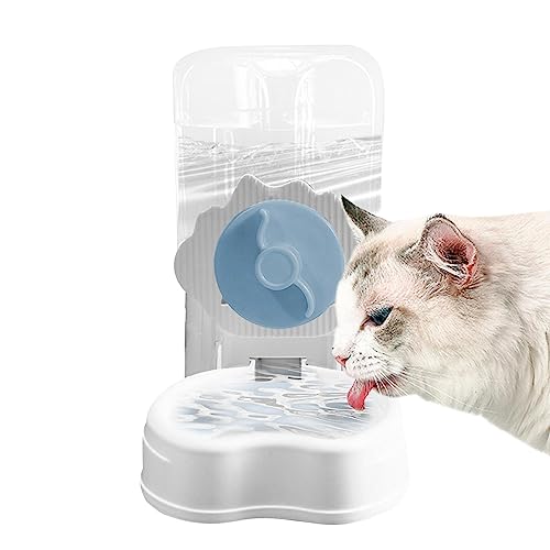 Automatischer Wassernapf, Futterspender für Haustiere, Katzen, Futter- und Wasserspender geeignet für Chinchilla, Frettchen, Hunde, Kätzchen, Welpen, Igel, Kaninchen Geruwam von Geruwam