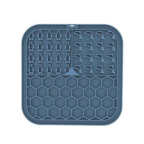 Slow Feeder Licking Mat Pet Treat Lick Mat With Suction Cups Pet For Small Medium Large Dogs, Cats For Food, Yogurt, Butter, Treats Geruwam von Geruwam