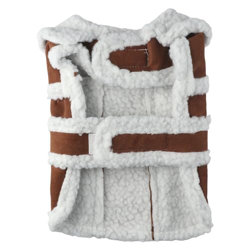 GetCoupon Hunde-Wintermantel, warme Hundejacke, winddichte Hunde-Schneejacke, Kleidung, für Hundekaffee, Größe S oder M oder L (S) von GetCoupon