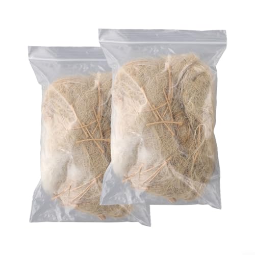 Vogel-Nistmaterial für Wildvögel, Jute, Baumwolle und Stroh, für bequeme Nester Vogel-Nistmaterial für Wildvögel, Jute, Baumwolle und Stroh, für bequeme Nester von Getdoublerich