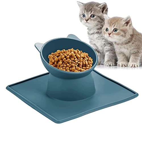 Futternapf für Katzen gegen Erbrechen, erhöhter Futternapf für Katzen, Anti-Erbrechen, Katzennapf für kleine Hunde, Katzennapf für Kaninchen/Welpen/Indoor-Katzen Geteawily von Geteawily