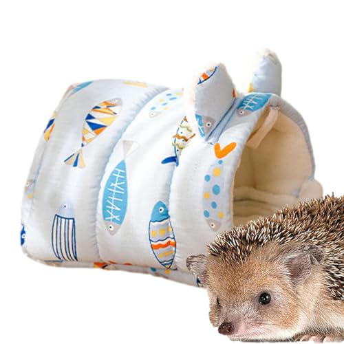 Geteawily Guinea-Hausbett, gemütliches Schlafhaus für Hamster, weiches Hamsterbett, Baumwollnest, Hamsterbett für Kaninchen, Rennmaus, Papageien, Igel von Geteawily