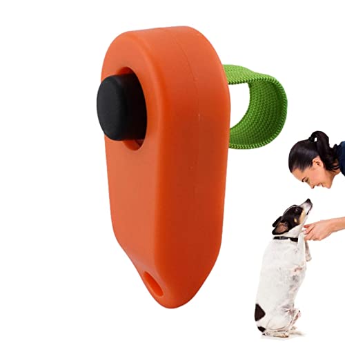 Geteawily Haustier-Clicker-Trainer, Haustier-Clicker-Trainingsgerät | Hundetrainings-Clicker | Haustier-Trainingsklicker für Hunde, Katzen, Welpen, Vögel, Pferde. Praktisches Design, passende Größe von Geteawily