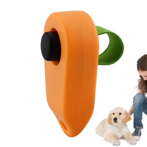 Geteawily Hunde-Clicker für das Training, Haustier-Clicker-Trainer - Katzentrainings-Clicker - Haustier-Trainingsklicker für Hunde, Katzen, Welpen, Vögel, Pferde. Praktisches Design, passende Größe von Geteawily